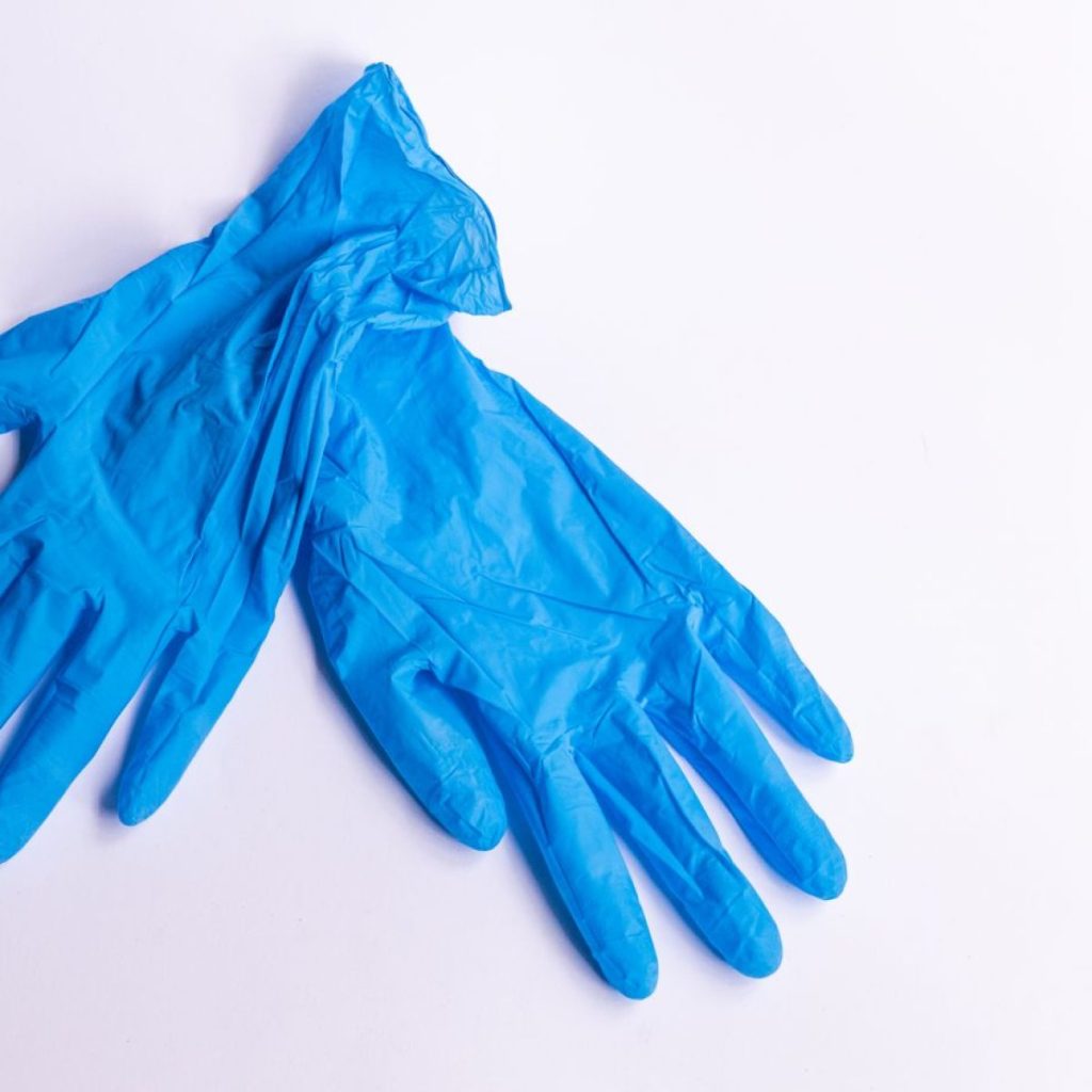 Gants nitrile jetables — Photo 1 sur 1
